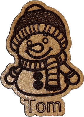 Magnet - Bonhomme de neige personnalisable